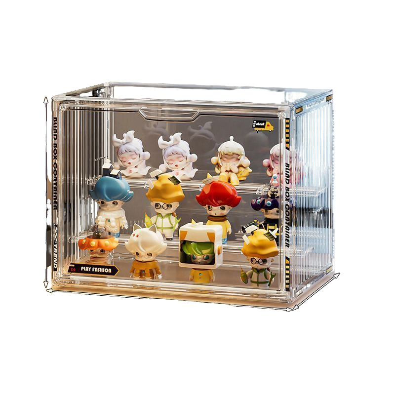 Blind box storage display stand transparent dustproof acrylic
