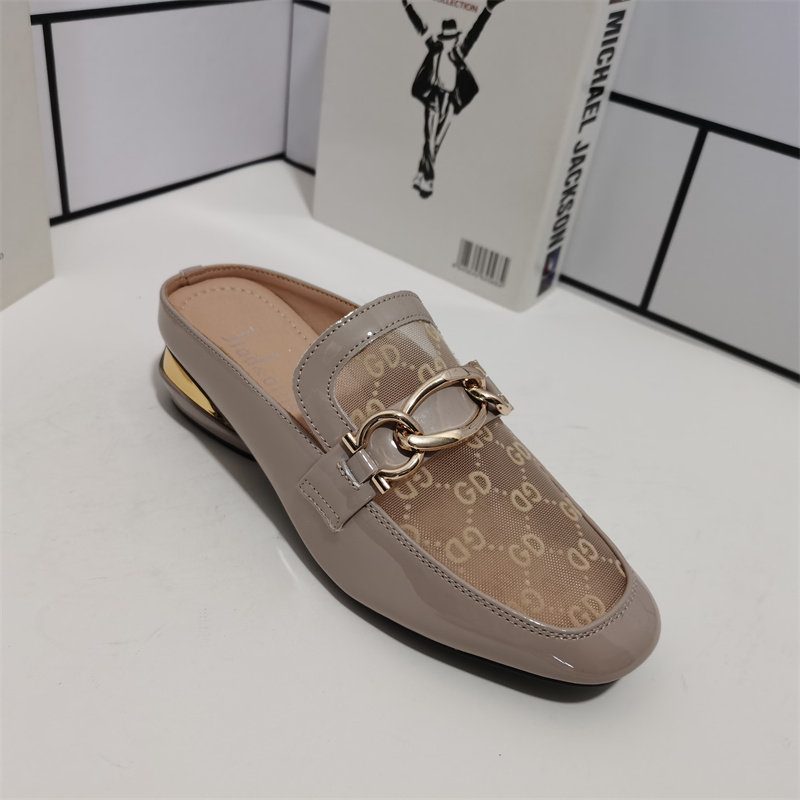 外贸断码女鞋夏季时尚百搭圆头低跟网面凉鞋包头拖鞋特价清仓处理,淘宝优惠券,粉丝福利购,淘宝优惠卷