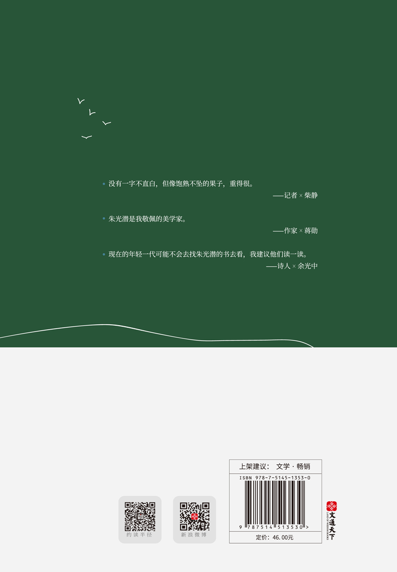 新书！商城正版 美在从容生活间 文学-中国现当代随笔 朱光潜作品自选集 附画家汪钰元所画精美插画 朱光潜著作 文通天下lmn - 图0