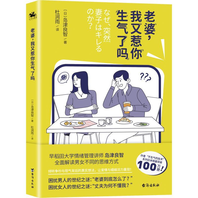 正版包邮 老婆，我又惹你生气了吗 揭秘困扰丈夫们的世纪难题 老婆到底为什么生气 夫妻沟通 倾听愤怒与争吵背后的心理需求 - 图0