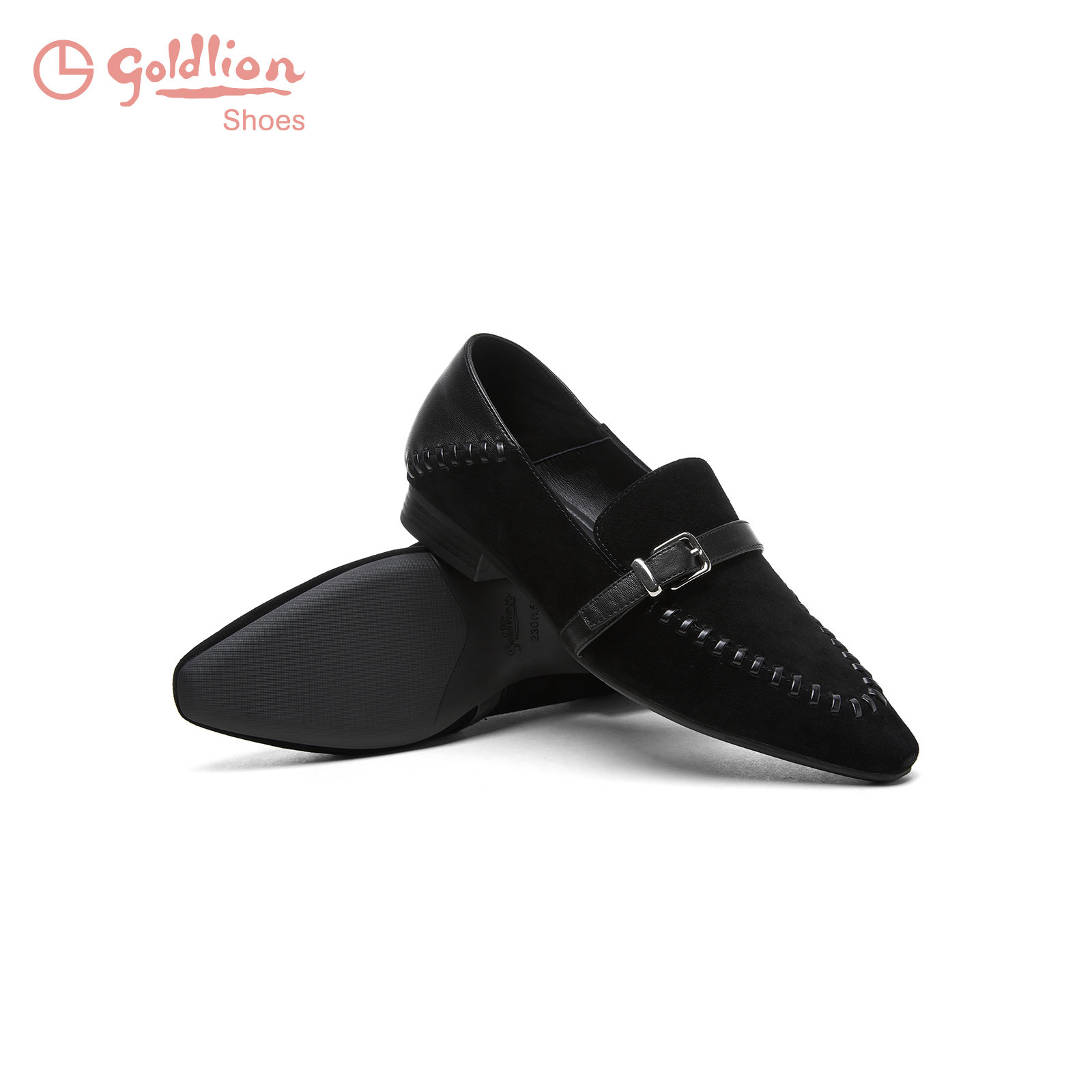 金利来一脚蹬乐福鞋女2025秋季新款女鞋老钱风舒适低跟尖头单鞋女,淘宝优惠券,粉丝福利购,淘宝优惠卷