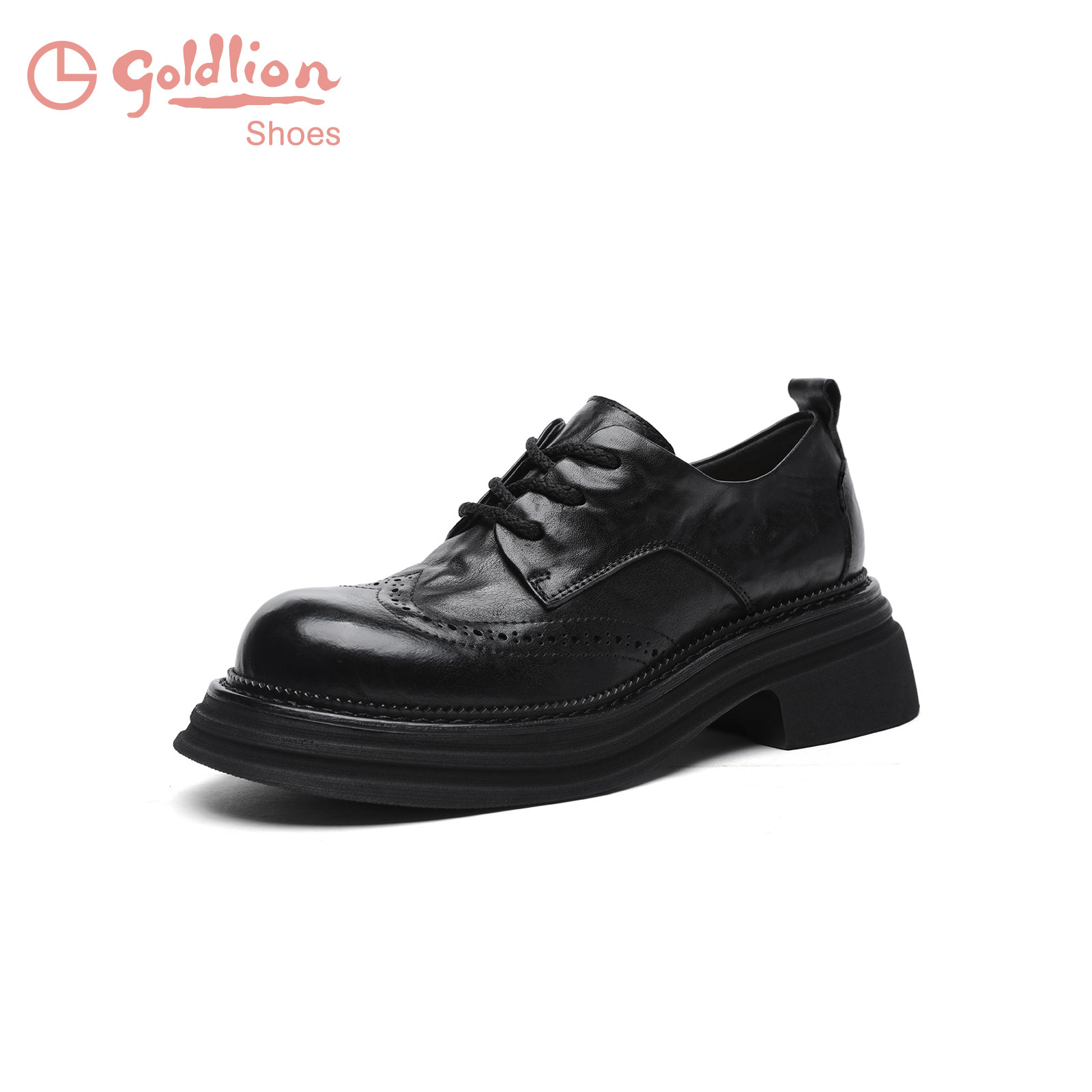 【魔法通勤】金利来深口单鞋春秋新款女鞋英伦休闲厚底乐福小皮鞋,淘宝优惠券,粉丝福利购,淘宝优惠卷