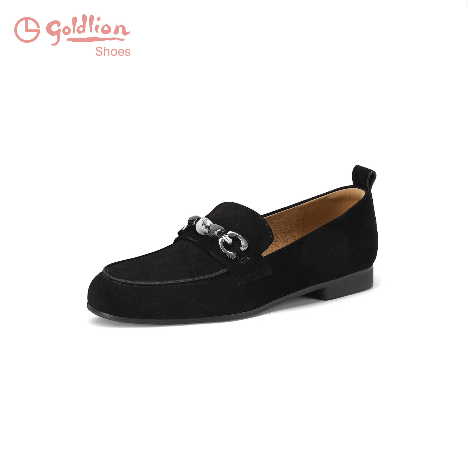 金利来女鞋2025秋冬新款低跟不累脚通勤工作鞋一脚蹬深口单鞋JJ,淘宝优惠券,粉丝福利购,淘宝优惠卷