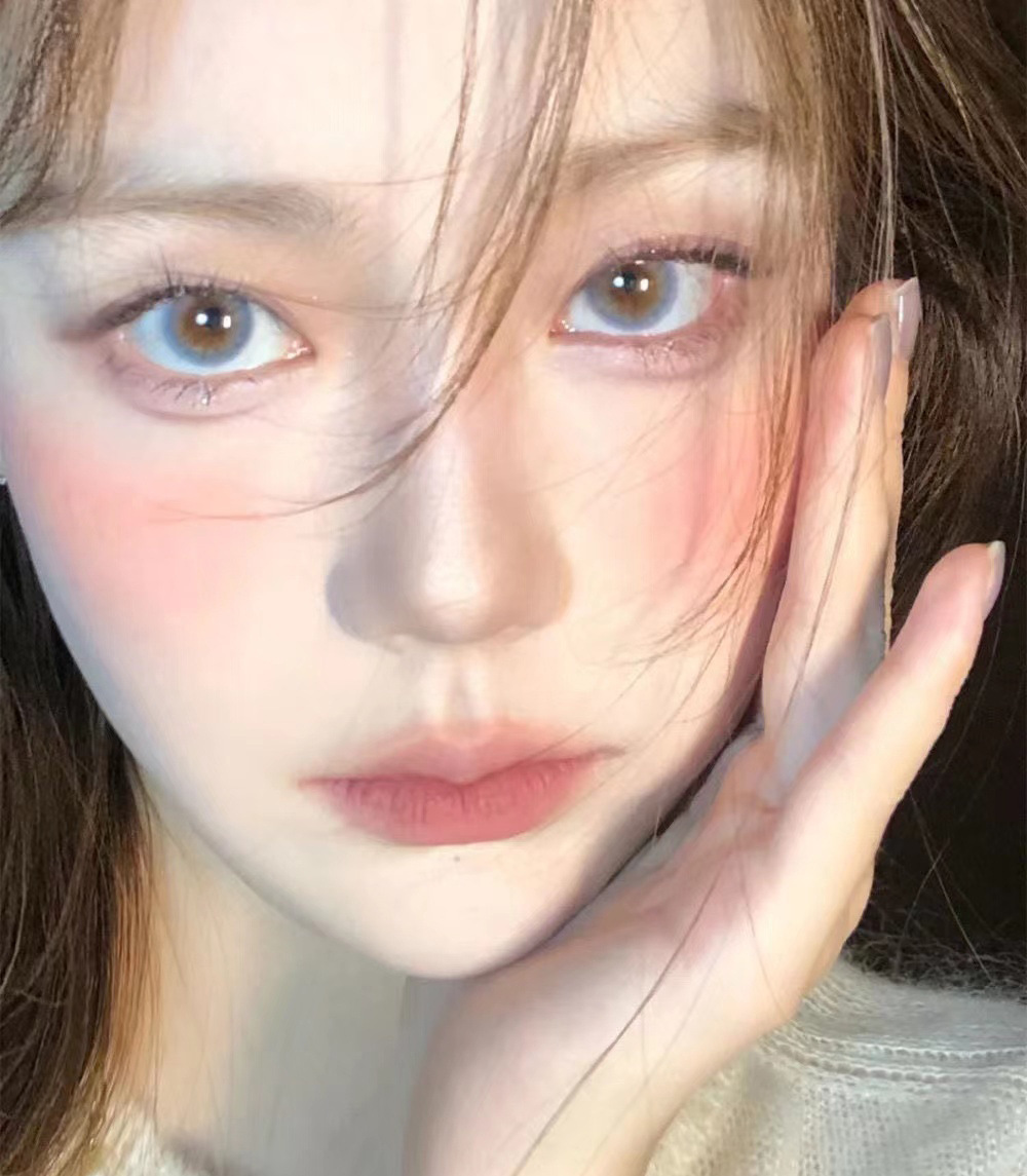 爆款超火烤奶茶色液体眼影欲灰粉色带细闪低饱和哑光单色不脱妆 - 图1