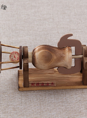 竹木创意工艺品摆件仿真玩具实木