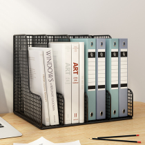 Metal File Shelf File box Desk Shelf Desktop Bookshelves Folder Containing Box Office Supplies Information Document Basket for large capacity A4 Archives containing shelf bookstand Book stand