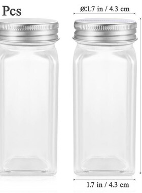 12pcs Spice Jars Kitchen Organizer Storage Holder Container