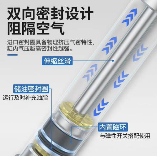 不锈钢迷你气缸MA16/20/25/32/40*X25/50/75/100/150/200/300SCA - 图1