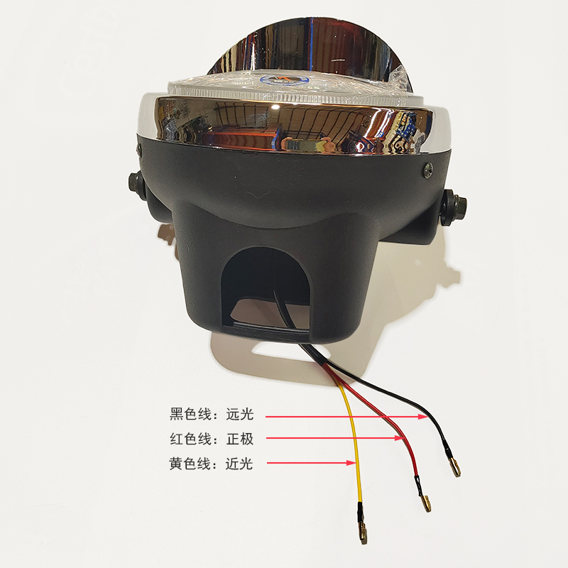 超亮耐用12V-80V通用型电 动三轮车 LED大灯节能环保超亮总成强光 - 图0