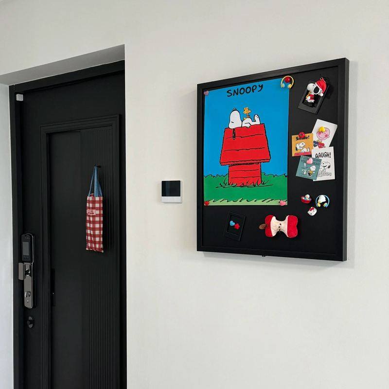 墙面磁吸黑板电表箱盒遮丑神器竖版配电箱遮挡装饰画免打孔挂画,淘宝优惠券,粉丝福利购,淘宝优惠卷