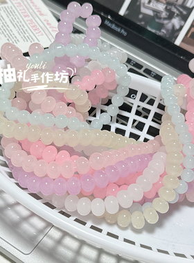玻璃琉璃珠diy手工手链项链
