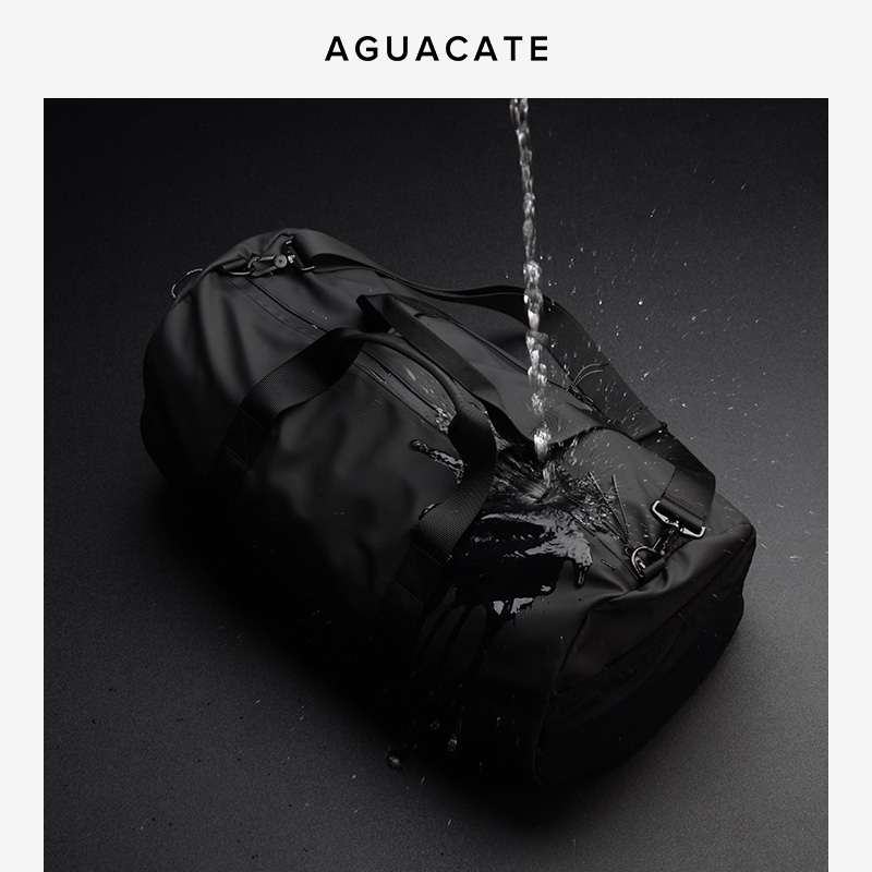 AGUACATE 健身手提包男女单肩斜挎包运动篮球背包短途旅行包28L升
