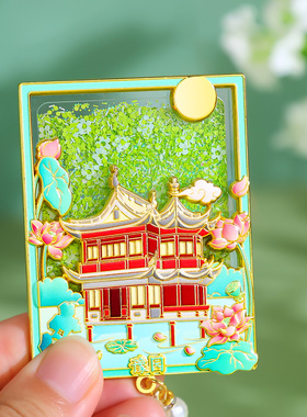 上海流沙冰箱贴城市风景