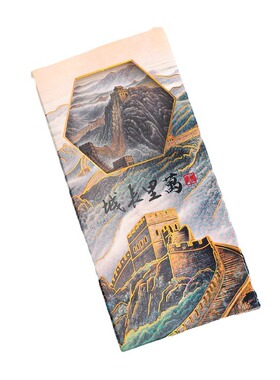 万里长城彩色便签纸卡通