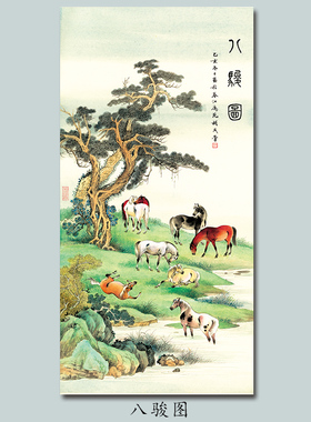八骏图玄关是玄关马到成功中暑