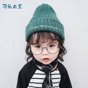 秋冬韩版宝宝儿童保暖针织帽子