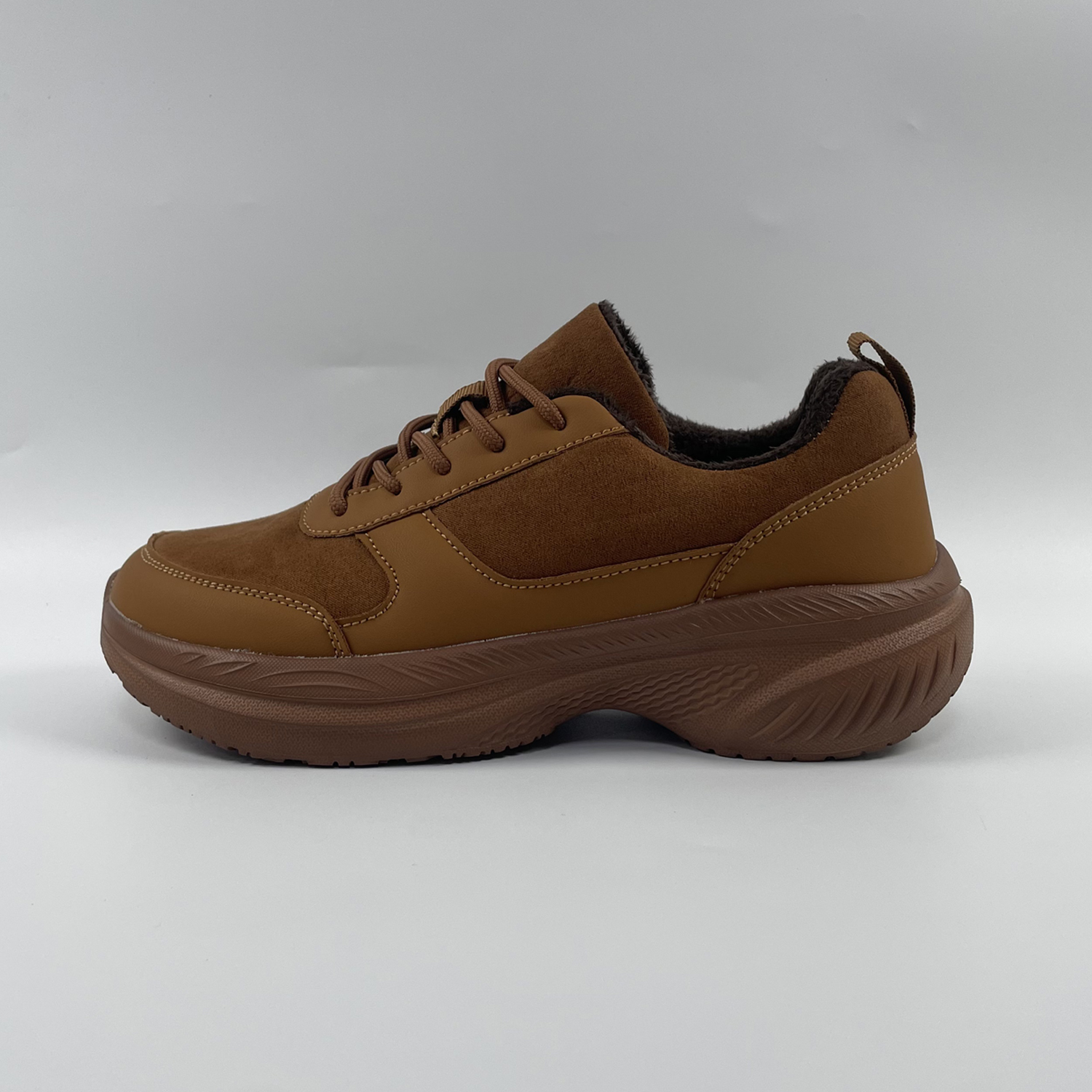 跨境女鞋冬季加绒保暖4E宽头外贸大码舒适厚底防滑休闲鞋简约棉鞋,淘宝优惠券,粉丝福利购,淘宝优惠卷