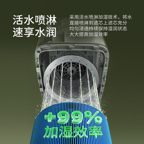 气熙airx无雾加湿器家用轻音卧室母婴孕妇婴儿冷蒸发式除菌H8Pro - 图1