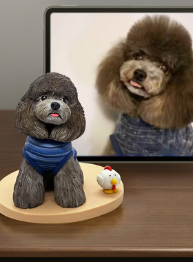 手工diy定制软陶宠物狗狗猫咪仿真模型摆件玩偶离世纪念生日礼物