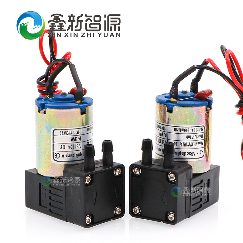 UV平板打印机专用小墨泵12V3W喷码JYY*PUA-10喷墨液泵微型隔膜泵 - 图3