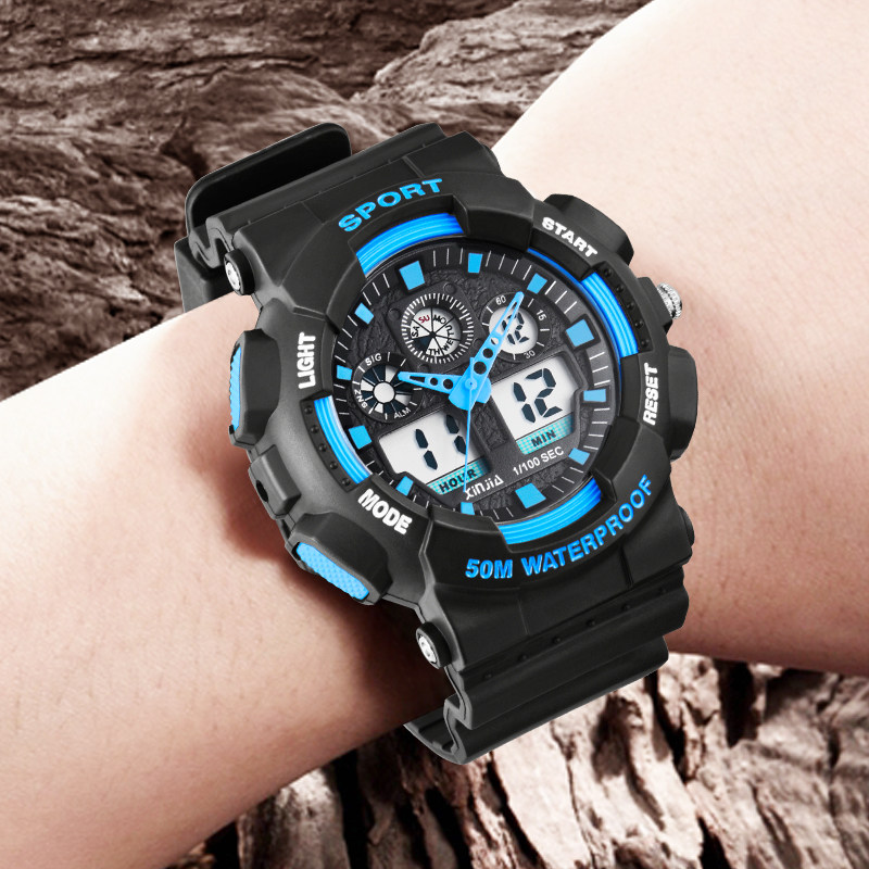 信佳青少年男潮流韩版户外夜光男表 信佳国产腕表