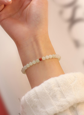 转运珠天然和田玉手链