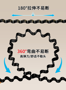 大波浪发箍不勒头隐形空气头箍齿梳黑色极细男女洗脸发卡发捆头饰