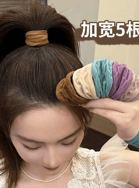高弹力耐用扎头发韩式发绳
