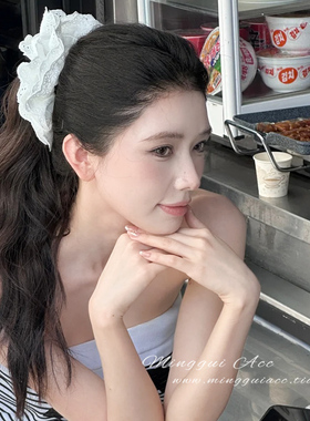 蕾丝花边大肠发圈假期出游发饰