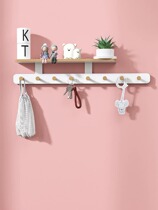 Creative Wall Solid Wood Hook Hung Hanger Home Entrance Door Hyun Guan Coat Hook Wall-mounted Decorative Clothing Cap Hook Free Of Punch