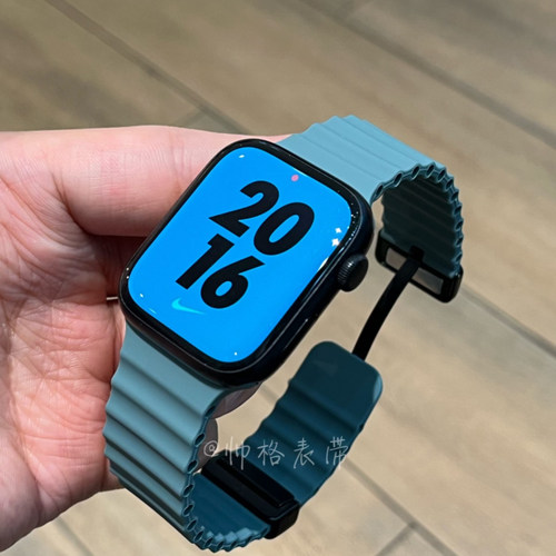 适用苹果手表带iwatch12海洋磁吸applewatch11创意表带s10987表链 - 图2