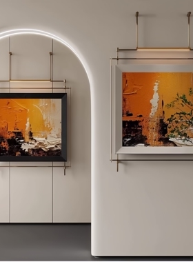 金属中古吊杆复古格调装饰画