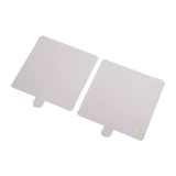 Одноразовый мусс пирог дно держит треугольник, нарезанный на золото, утолщенная тысяча -настройка логотипа