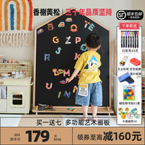 CHILDREN SMALL BLACKBOARD HOME TEACHING CHILDREN DRAWING BOARD WHITE BOARD WRITING BOARD WRITING BOARD HOME BRACKET REMOVABLE WATER PEN ERASABLE MAGNETIC BLACKBOARD WALL PATCH CHALK DUST-FREE HANGING WALL TYPE WITHOUT INJURY WALL REMOVABLE