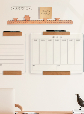 原木便签夹照片摆件礼品办公装饰