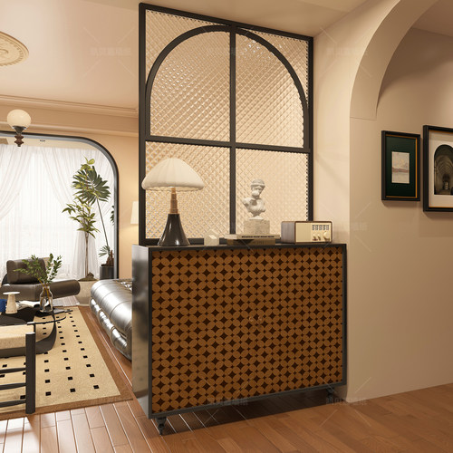 复古装饰柜子贴纸客厅储物柜门改造家具翻新自粘墙纸房间布置贴画 - 图2