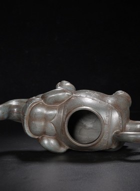 宜兴老紫砂壶万象更新大象壶名家全手工制作原矿绿泥茶壶