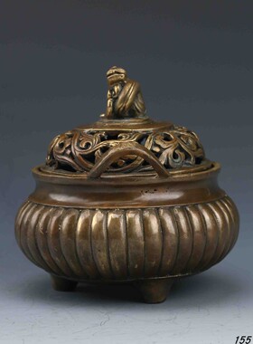 特价仿古风瑞兽条纹大明熏香炉