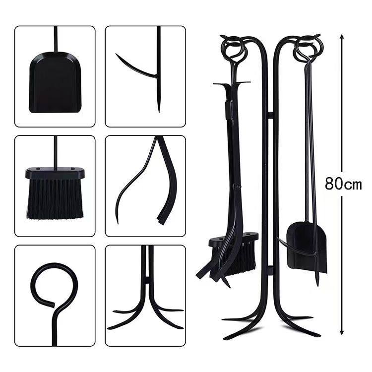 真火壁炉烤火炉专用工具套装火钳铲子五件套清灰清理配件清灰工具,淘宝优惠券,粉丝福利购,淘宝优惠卷