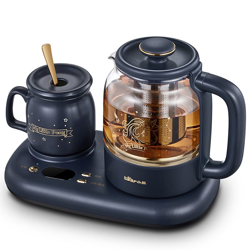 小熊清致专卖店小熊养生壶家用多功能煮茶器办公室小型保温玻璃壶养身花茶煮茶壶3
