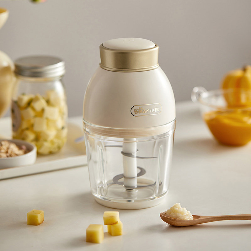 小熊辅食机多功能家用电动绞肉机 小熊清致绞肉/碎肉/绞菜机