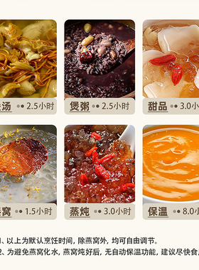 多功能家用全自动蒸煮锅隔水炖盅