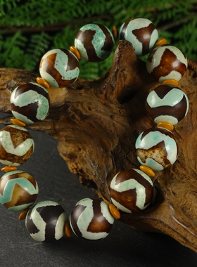 圣饰奇缘老青稞虎牙天然玛瑙手链