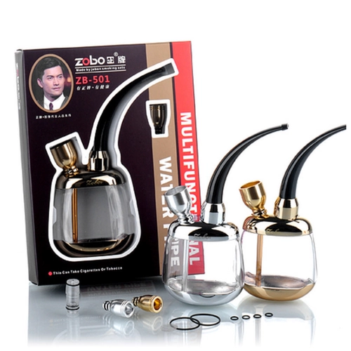 Zobo подлинный водный сигаретный горшок с сигарет сигарет сигарета труб
