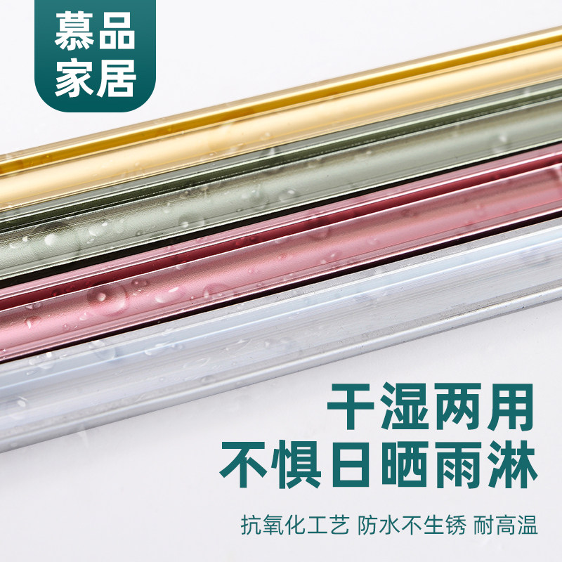 太空铝合金衣架家用晾衣架防滑成人衣橱衣服架晒衣架衣挂加粗加厚 - 图2