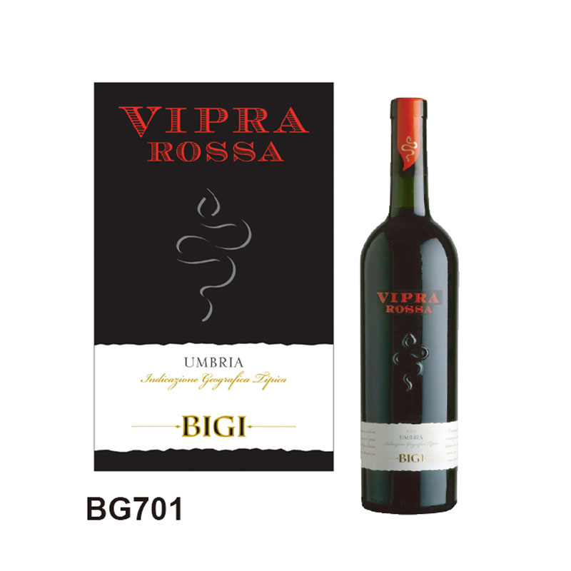 意大利原瓶进口碧琦灵蛇干红葡萄酒 Vipra  Rossa  IGT  750ml - 图1