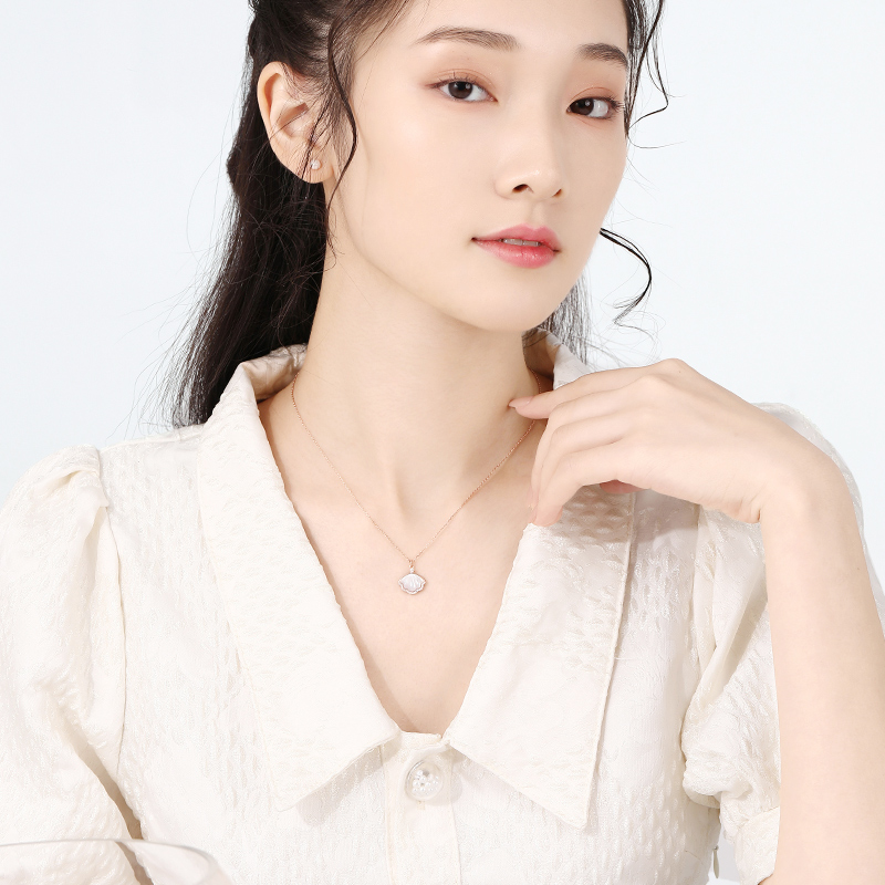 一贝辈子纯银项链女夏 年新款吊坠轻奢小众设计感高级仙气饰品 2021 一贝辈子纯银项链女夏 年新款吊坠轻奢小众设计感高级仙气饰品 2021