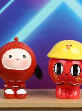 仔仔大作战盲盒套装游戏同款创意潮玩树脂手办家居装饰桌面小摆件