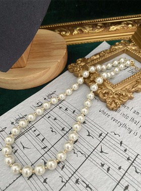 单层锁骨链女复古项链