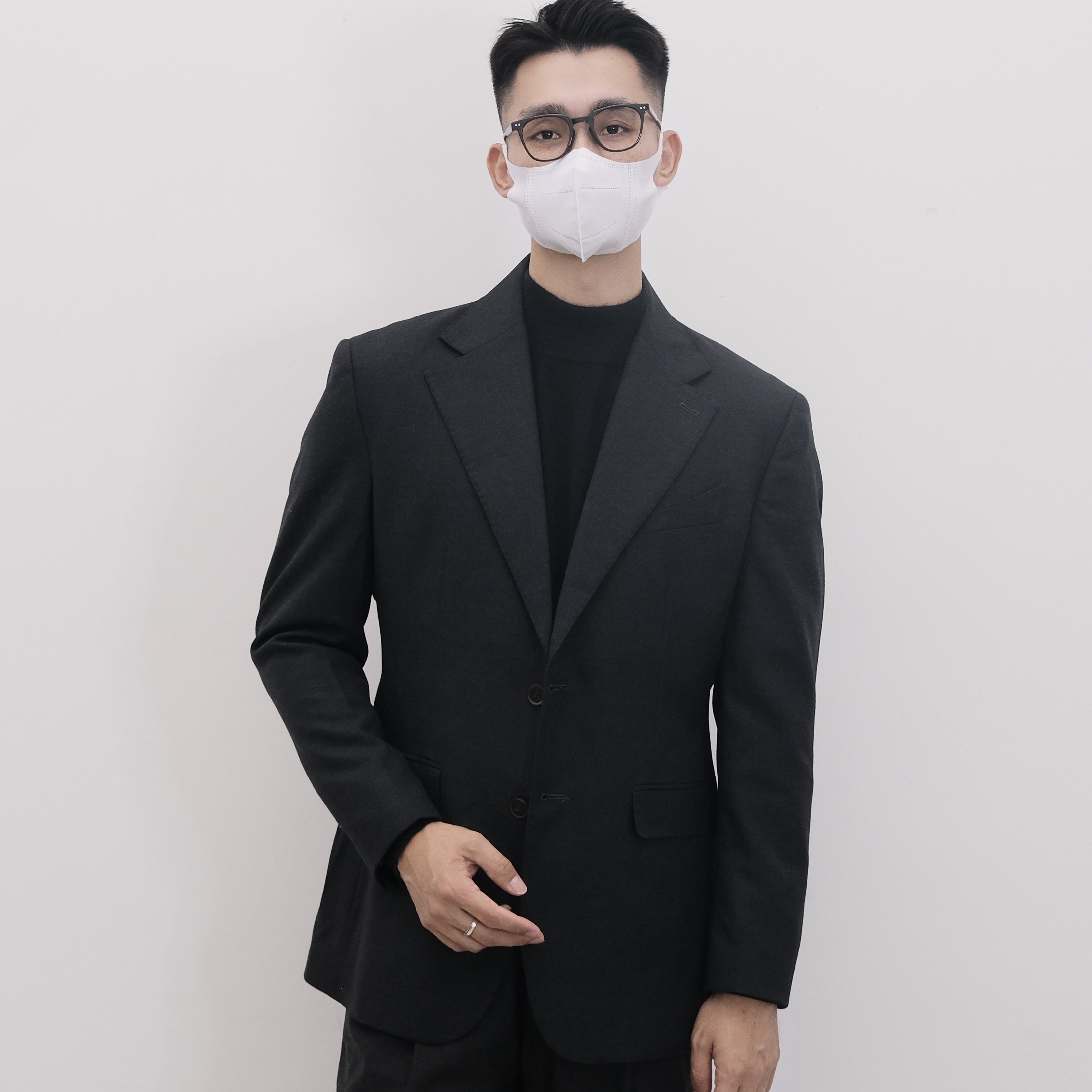 何青菜/25911-2 羊毛轻熟风职场休闲双场景高级感西服通勤外套男,淘宝优惠券,粉丝福利购,淘宝优惠卷